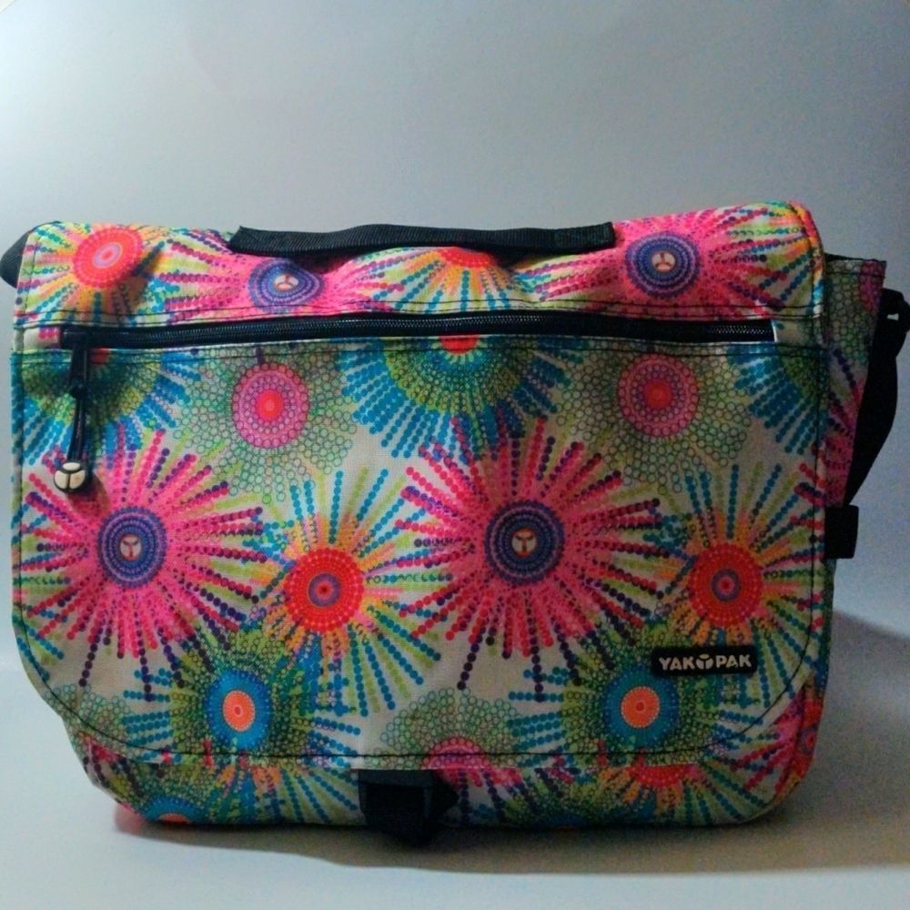 Flower Power Tie Dye Yak Pak Messenger Bag‎
